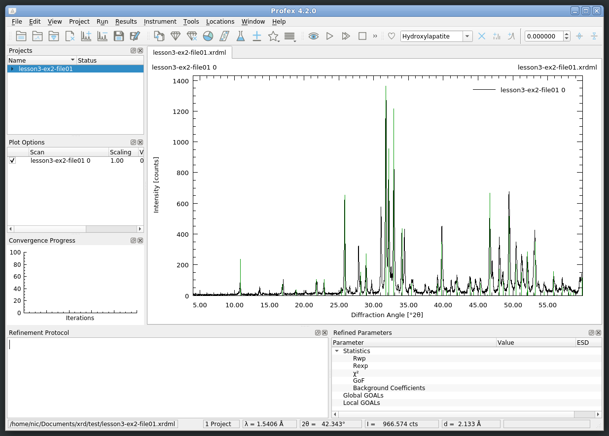 Convex Converts Xrd Data Files Convex Converts Xrd Data Files